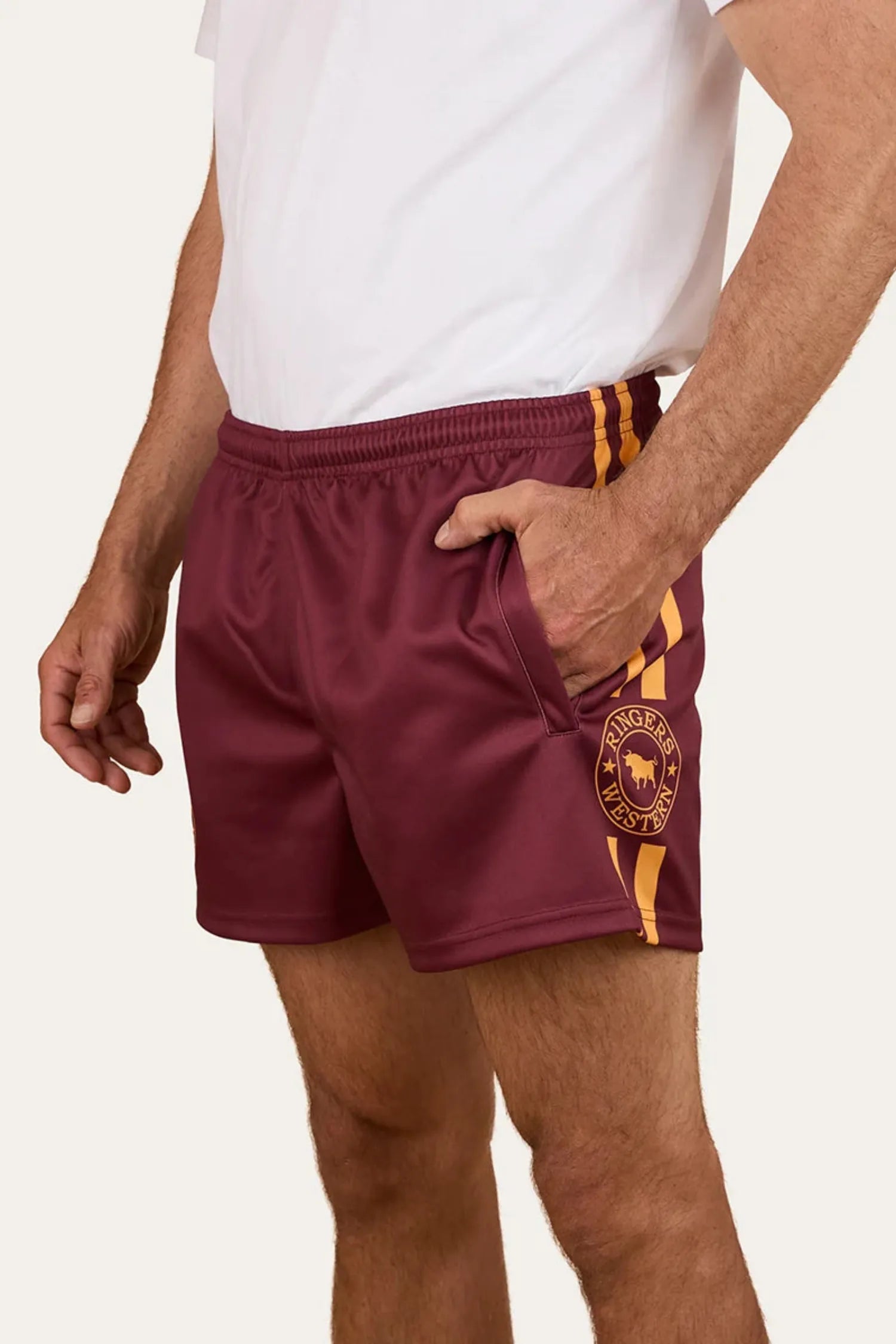 Ringers Western Mens Shorts Ringers Western Shorts Mens Footy QLD