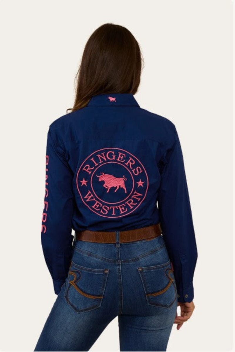 Ringers Western Womens Shirts Ringers Western Workshirt Womens Signature Jillaroo Half Button