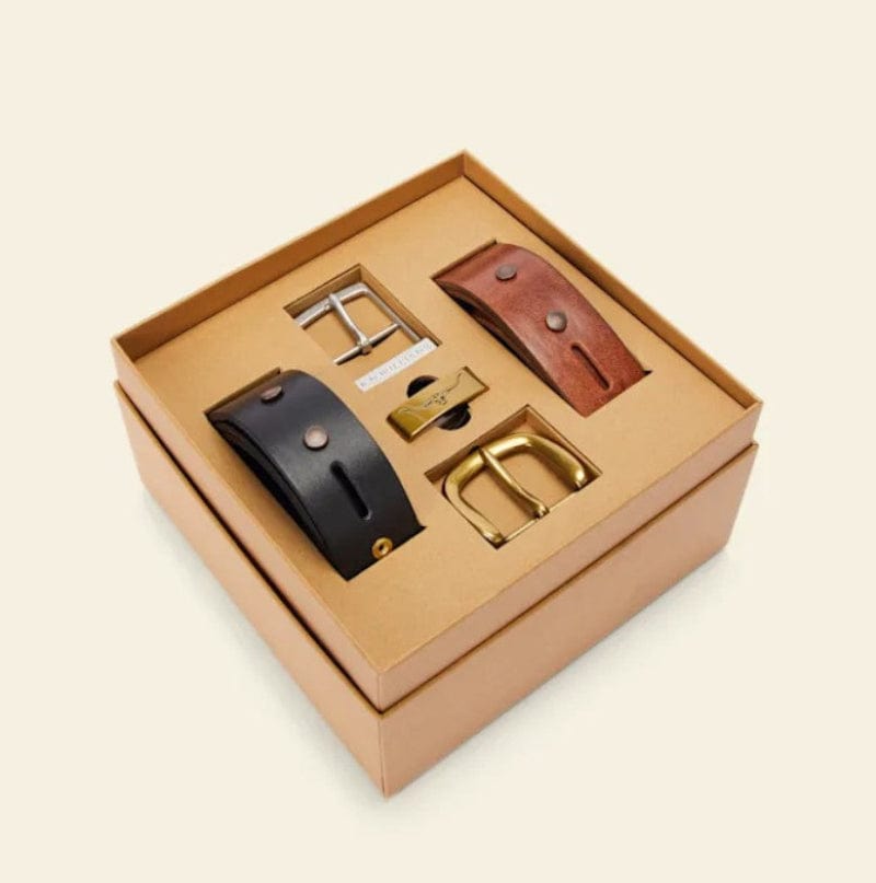 RM Wiliams Mens Belts RM Williams 1 1/2 Inch Belt Gift Set
