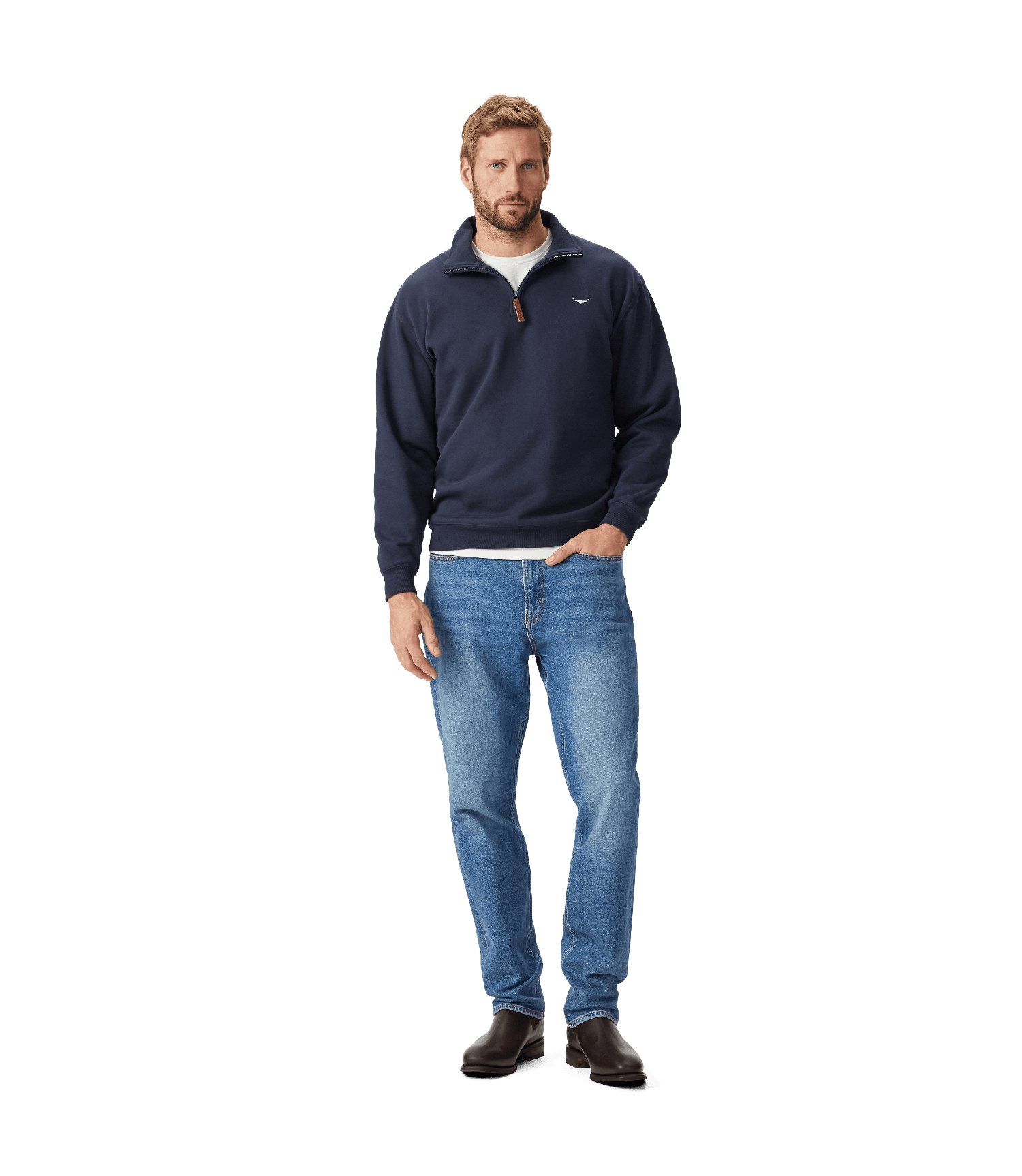 RM Wiliams Mens Jumpers- Jackets - Vests RM Williams Mens Mulyungarie Fleece Jumper