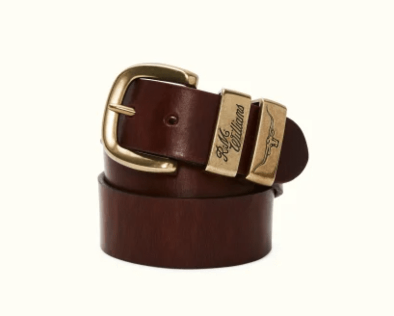 RM Williams Mens Belts 32in / Mid Brown RM Williams Belt Mens Drover (BSF5ACH2401)