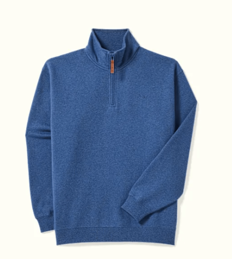 RM Williams Mens Jumpers, Jackets & Vests L / Blue Marle RM Williams Jumper Mens Mulyungarie 1/4 Zip