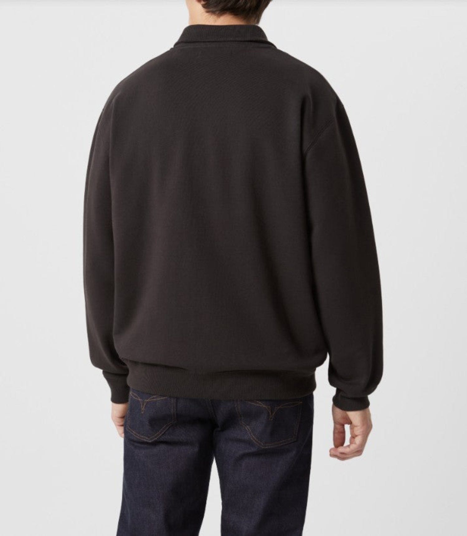 RM Williams Mens Jumpers- Jackets - Vests RM Williams Jumper Mens Mulyungarie 1/4 Zip