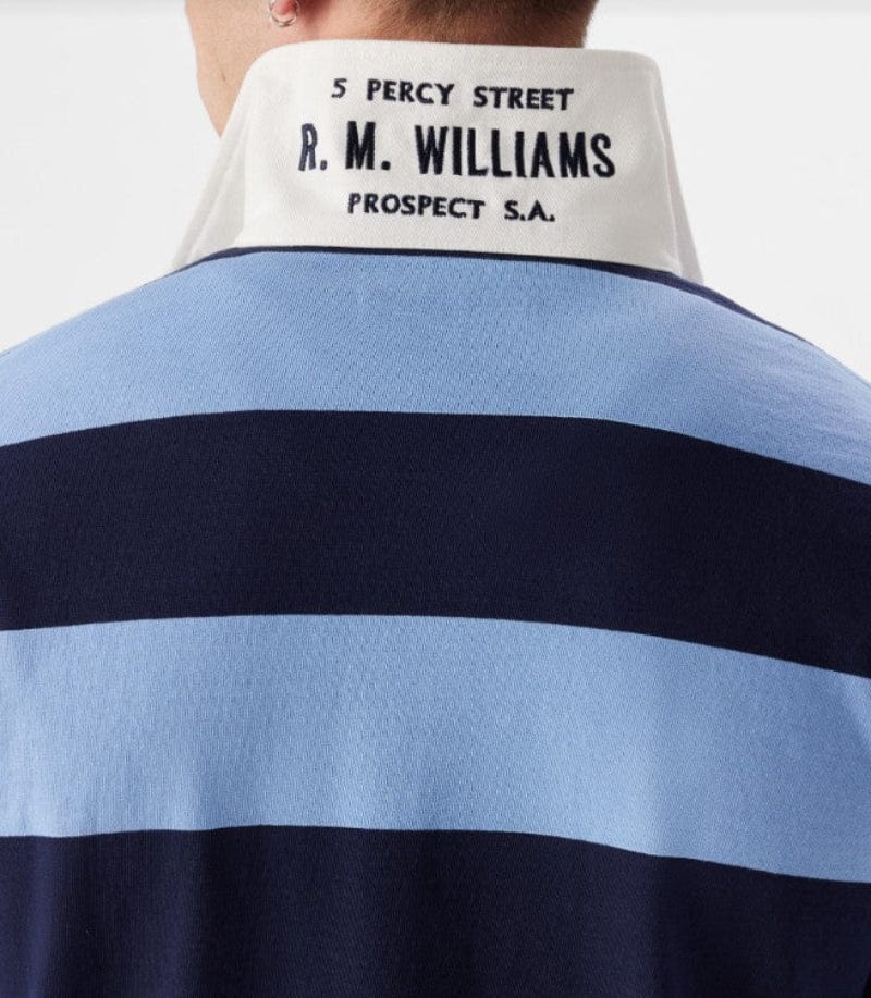 RM Williams Mens Jumpers- Jackets - Vests RM Williams Rugby Jumper Mens Cradle