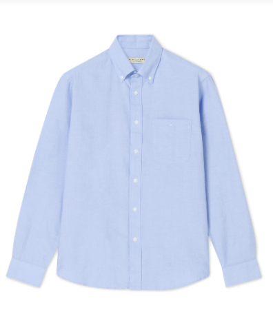 RM Williams Mens Shirts M / Light Blue RM Williams Shirt Mens Collins Oxford