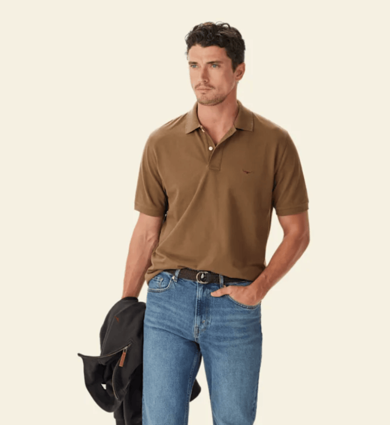 RM Williams Mens Shirts RM Williams Polo Mens Rod