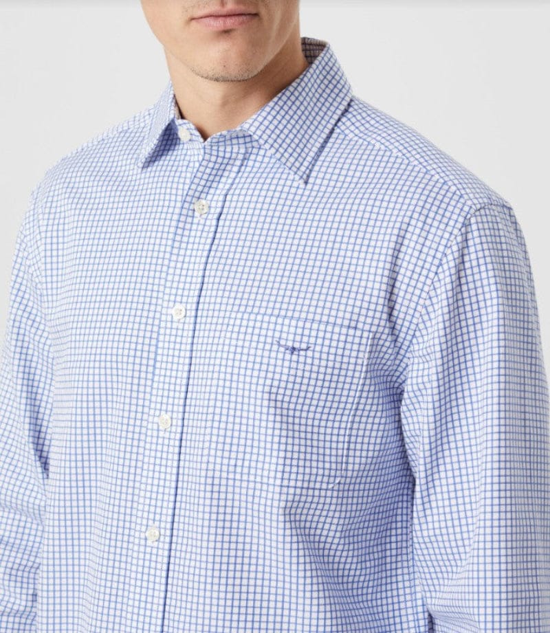 RM Williams Mens Shirts RM Williams Shirt Mens Brunswick Twill Check