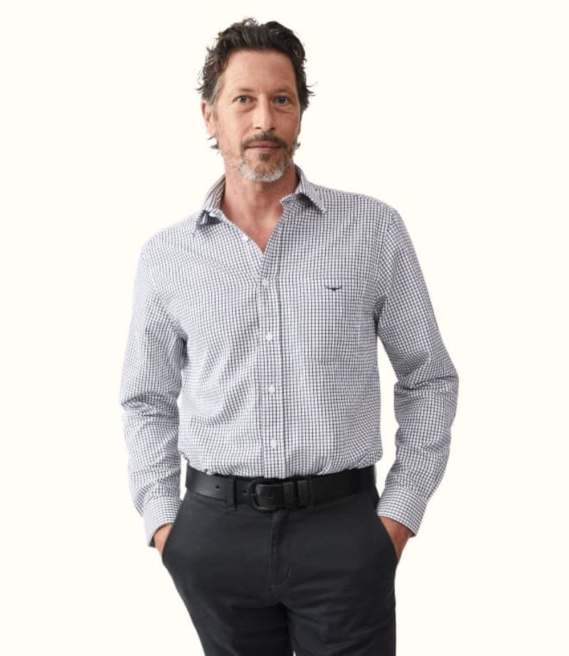 RM Williams Mens Shirts RM Williams Shirt Mens Collins (SH201WS6301)