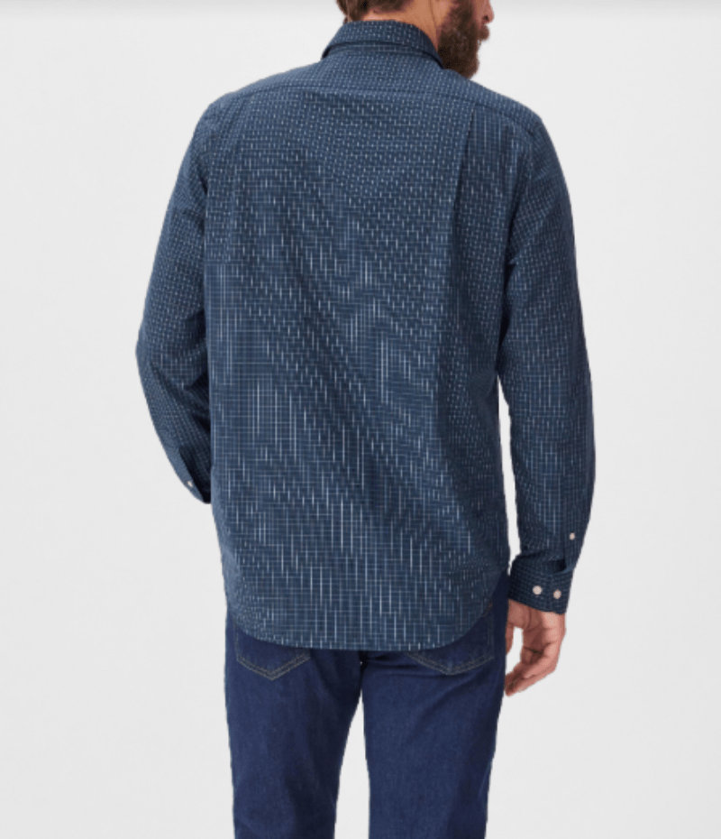 RM Williams Mens Shirts RM Williams Shirt Mens Kimberley Regular Poplin