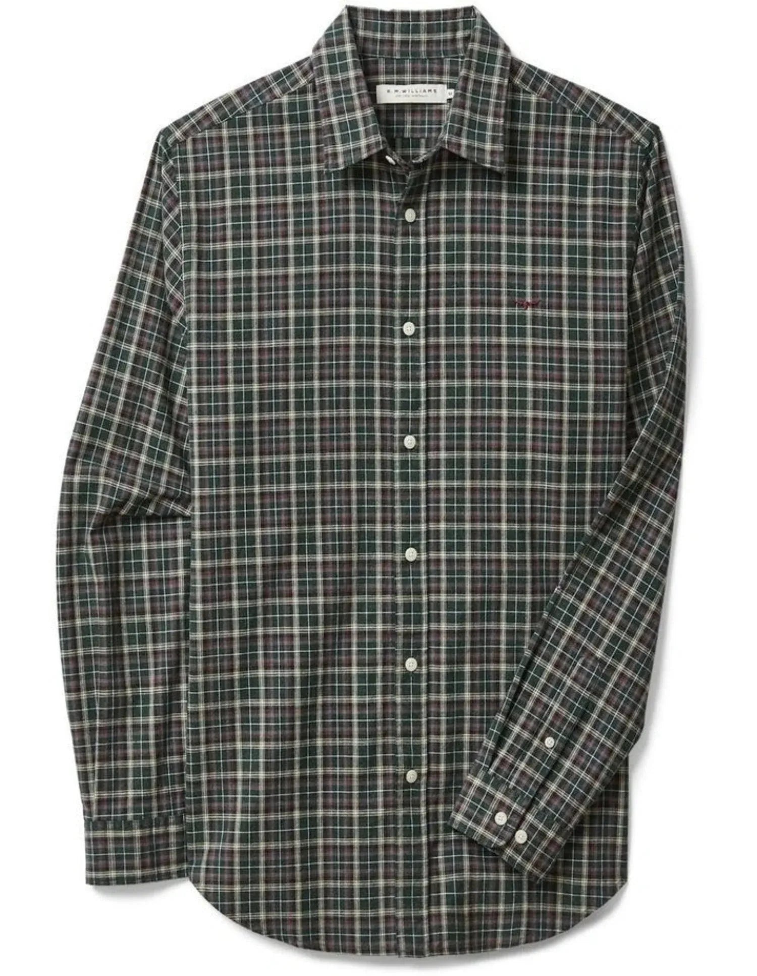 RM Williams Mens Shirts RM Williams Shirt Mens Lincoln Regular Oxford