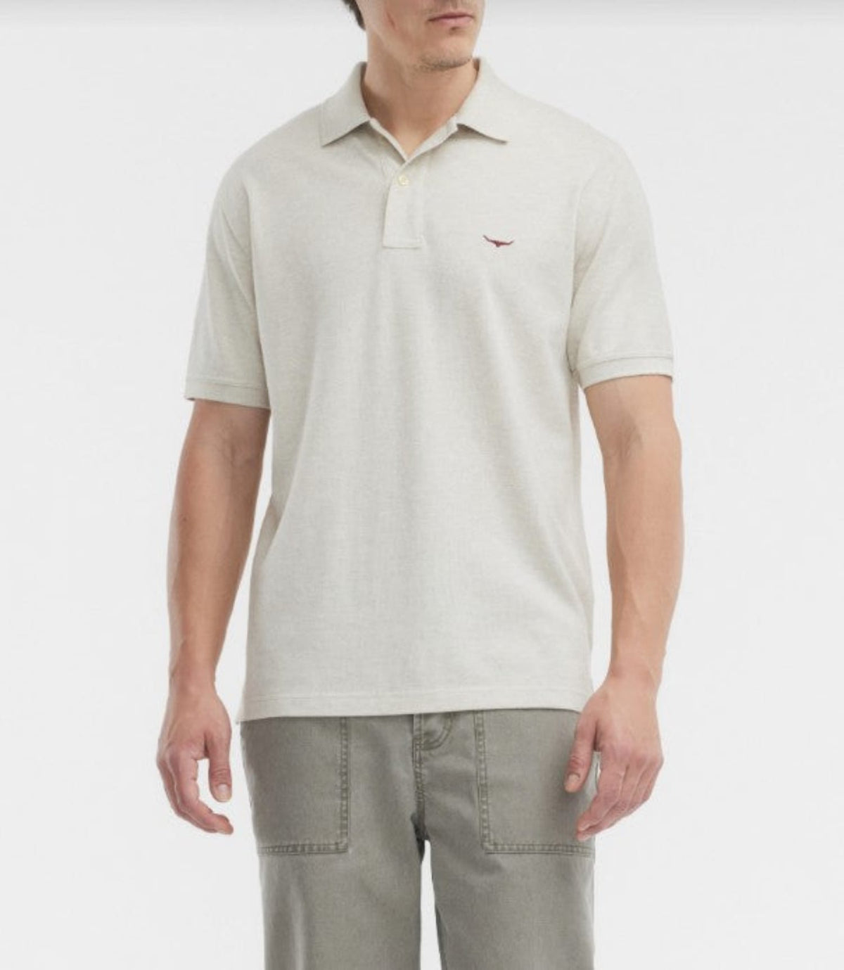 RM Williams Mens Shirts S / Ecru Marle RM Williams Polo Mens Rod