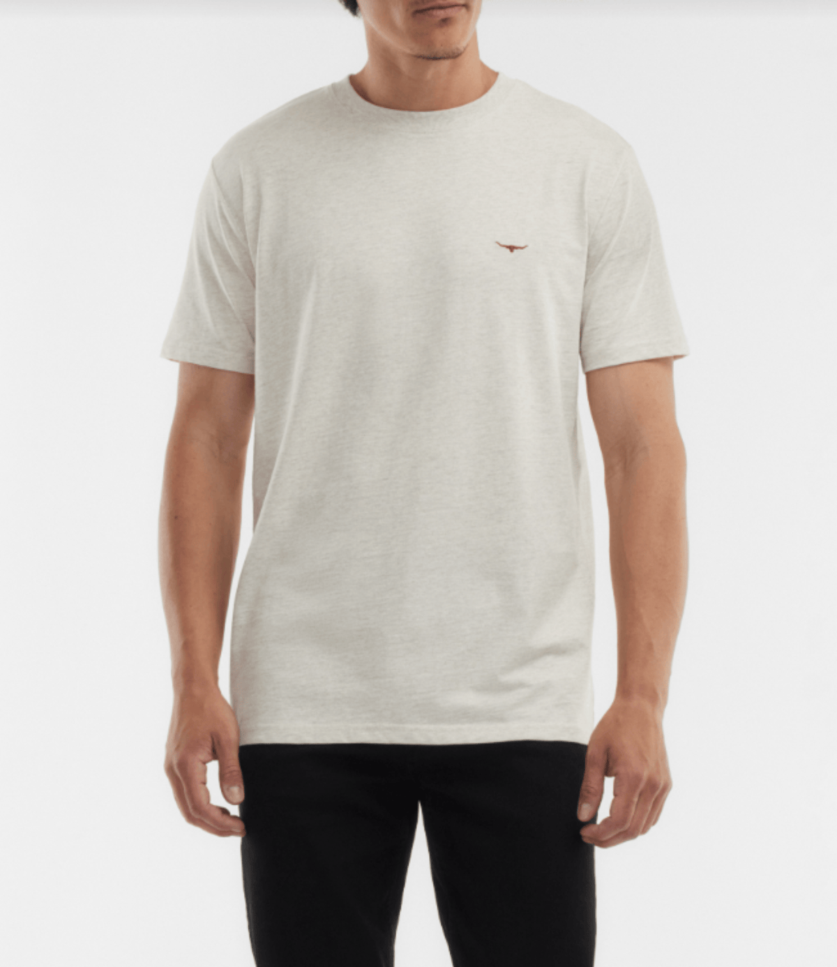 RM Williams Mens Shirts S / Ecru Marle RM Williams Tee Mens Parson