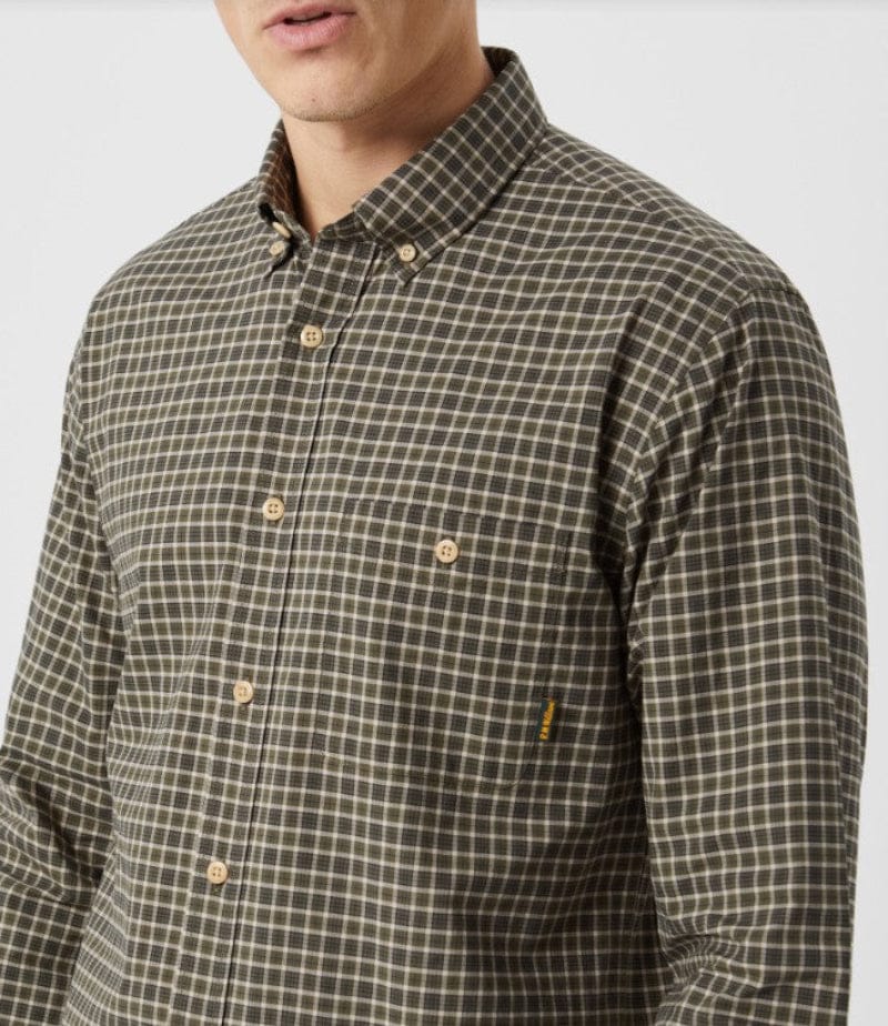 RM Williams Mens Shirts S / Green RM Williams Shirt Mens Springwood Poplin Check
