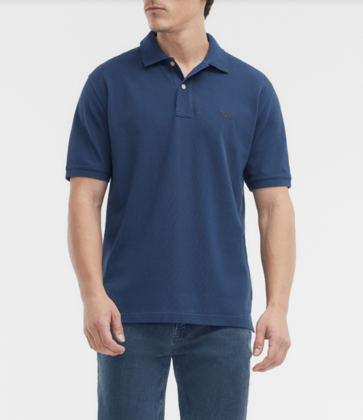 RM Williams Mens Shirts S / Worker Blue RM Williams Polo Mens Rod