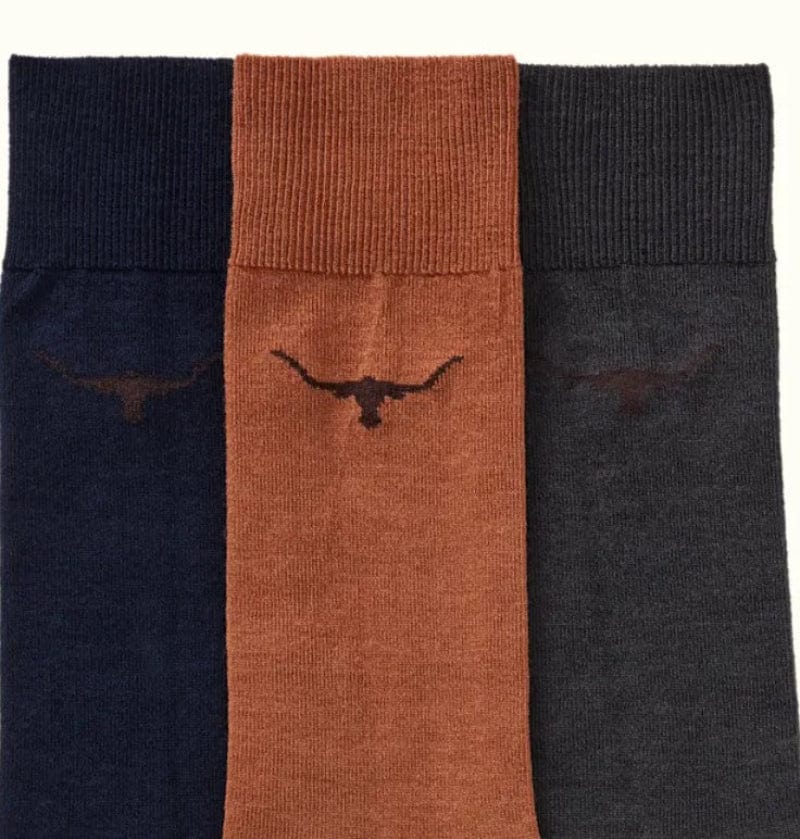 RM Williams Socks RM Williams Socks Longhorn 3 Pack