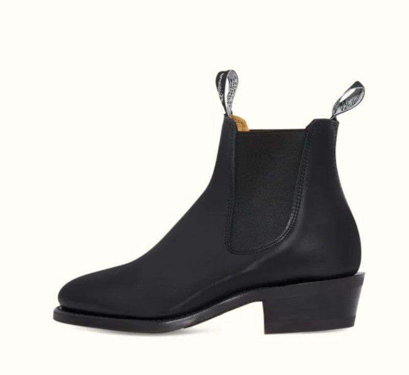 RM Williams Womens Boots & Shoes WMN 6 / Black RM Williams Lady Yearling Boots Black