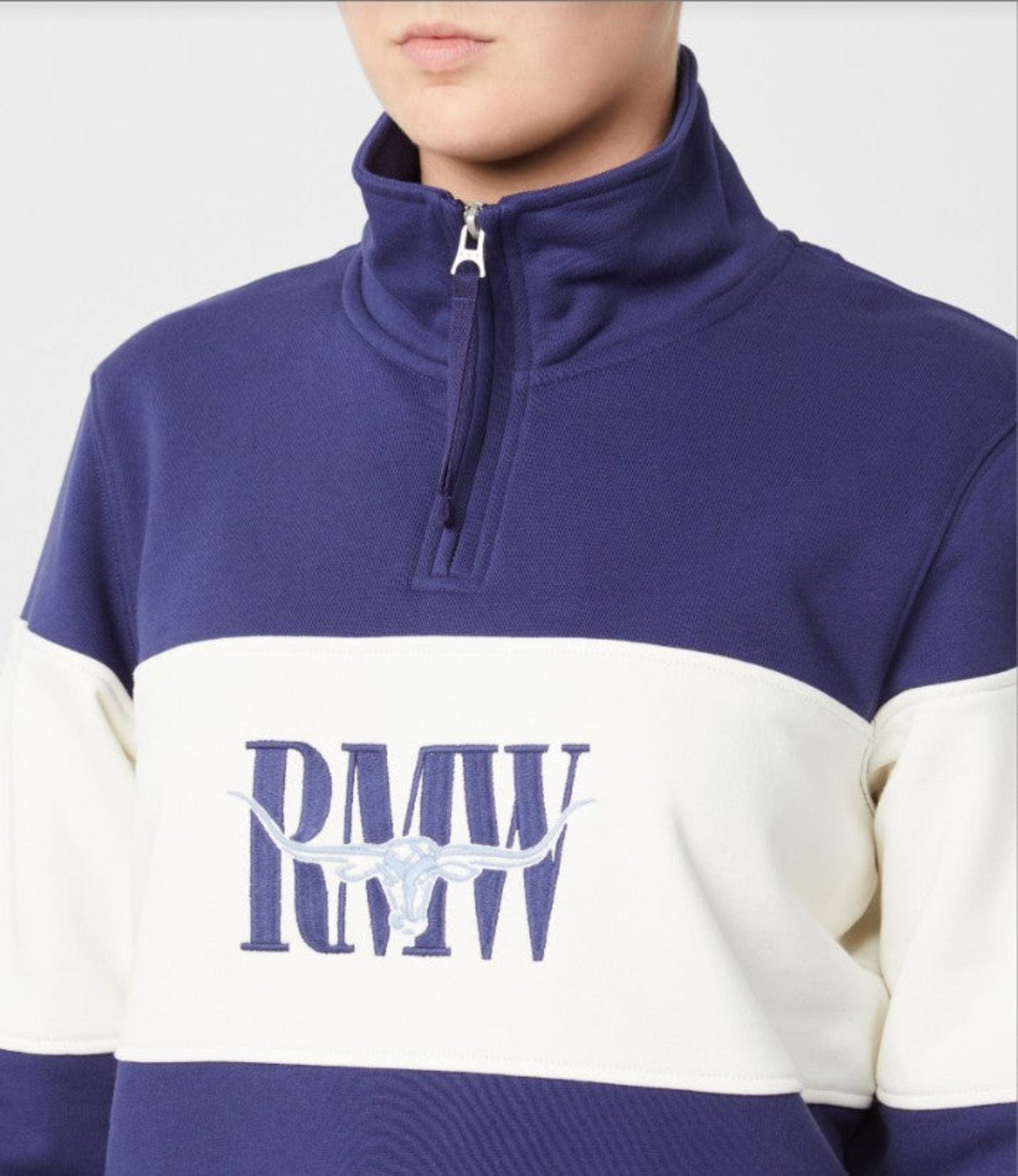 RM Williams Womens Jumpers- Jackets - Vests RM Williams Jumper Womens Trickett Panel