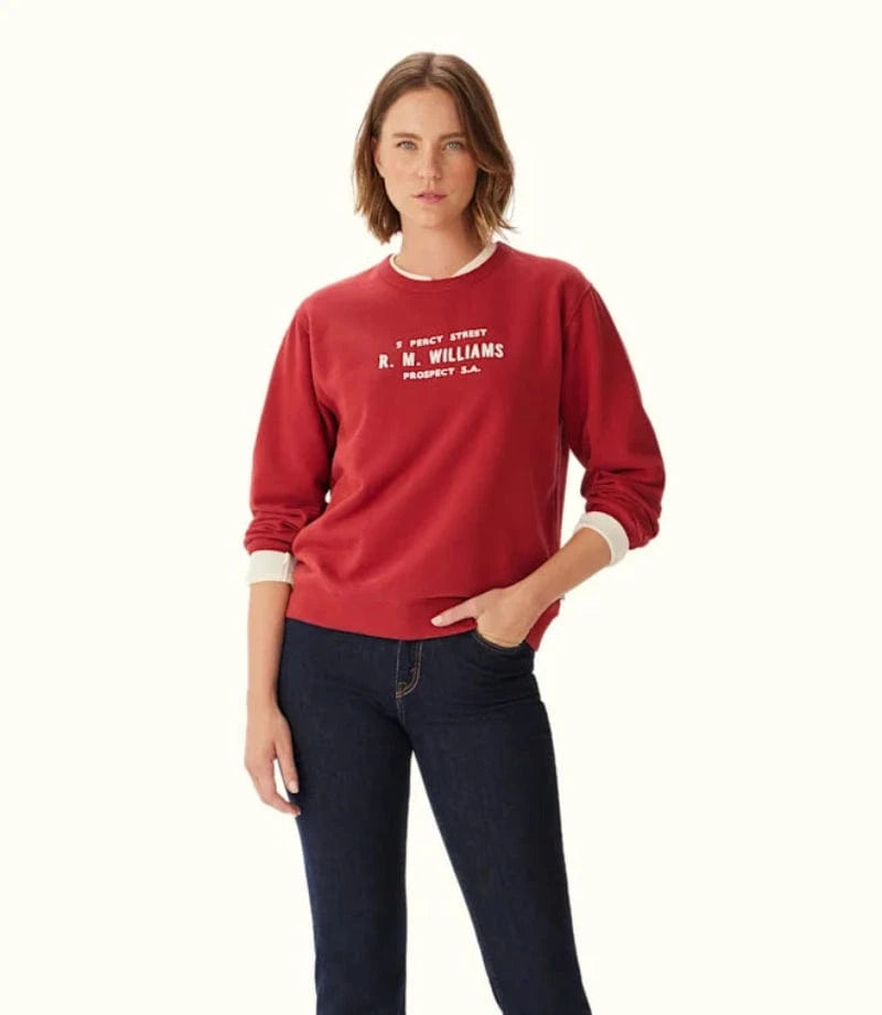 RM Williams Womens Jumpers, Jackets & Vests RM Williams Sweatshirt Womens Heritage Brushed