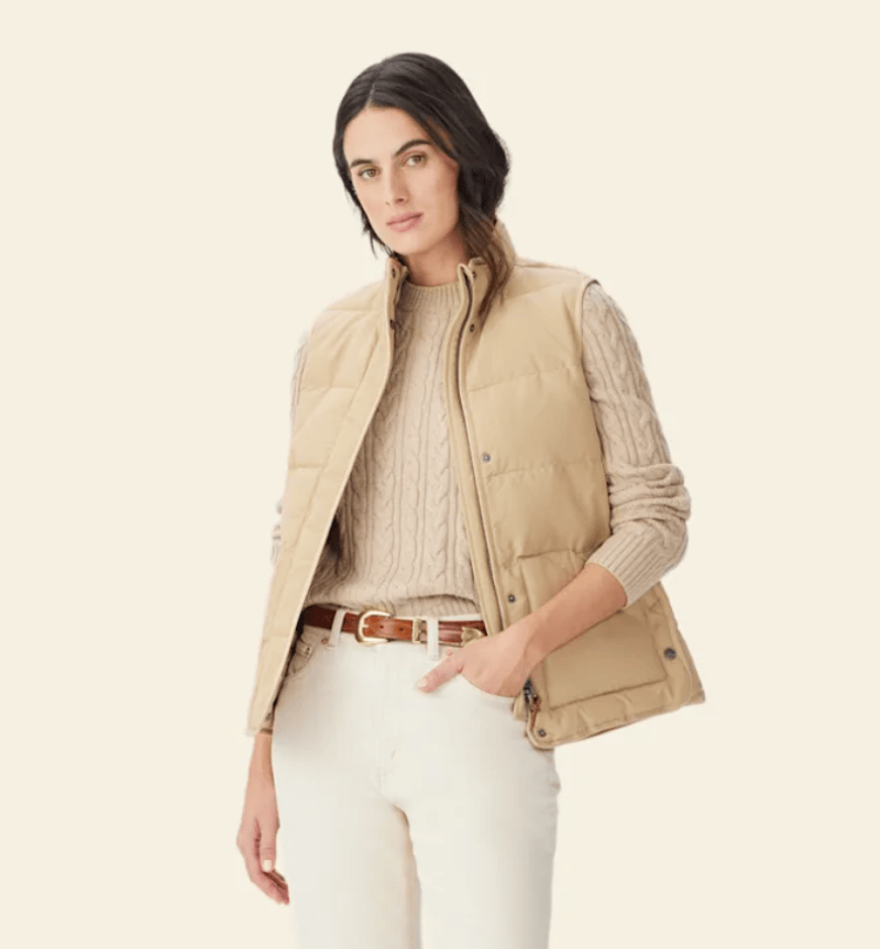 RM Williams Womens Jumpers- Jackets - Vests RM Williams Vest Womens Beechwood