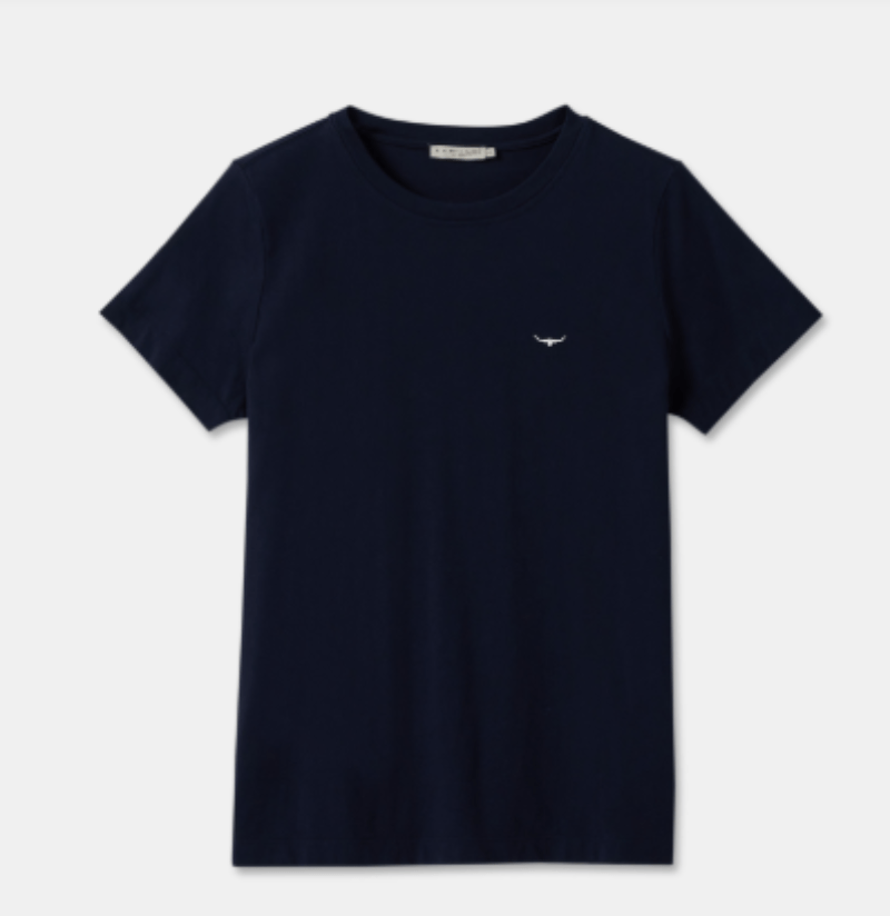 RM Williams Womens Shirts 10 / Navy RM Williams Tee Womens Piccadilly