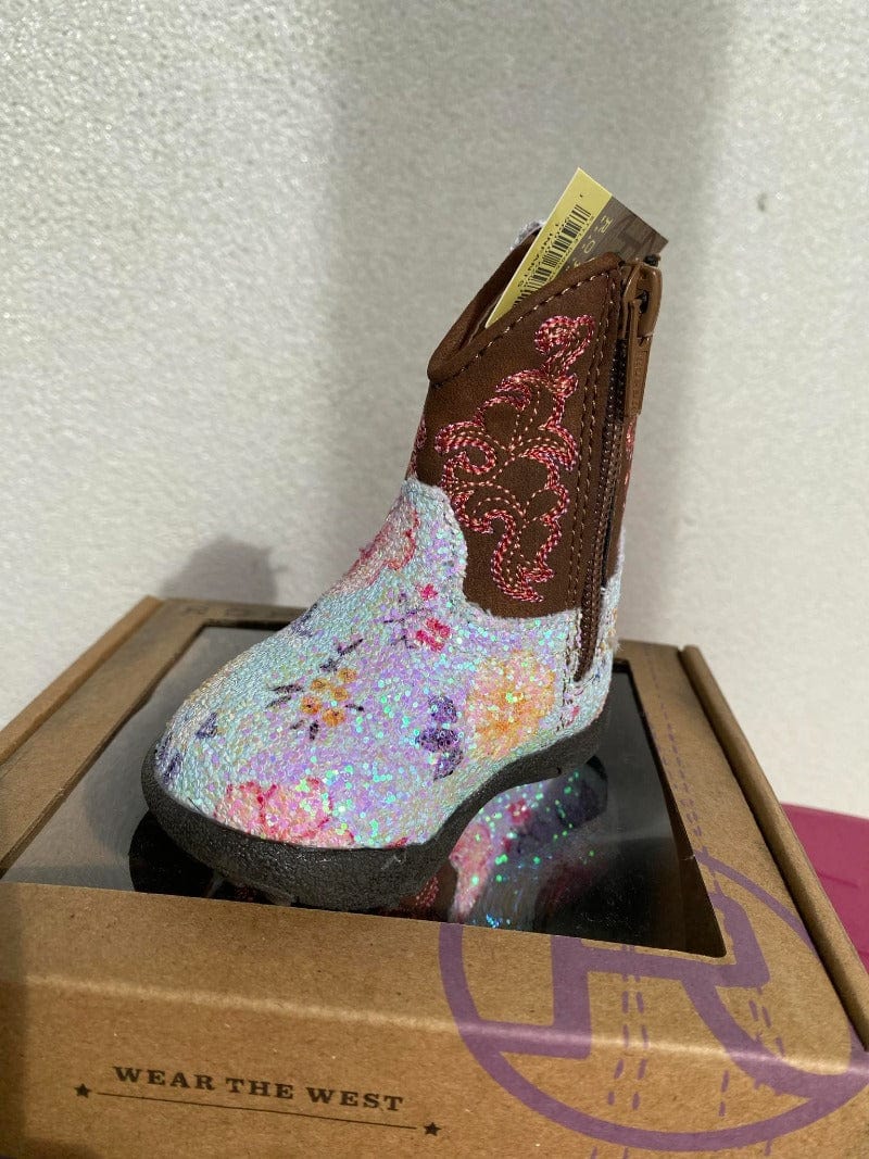 Roper Baby Cowkids Roper Boots Cowbaby Glitter Floral