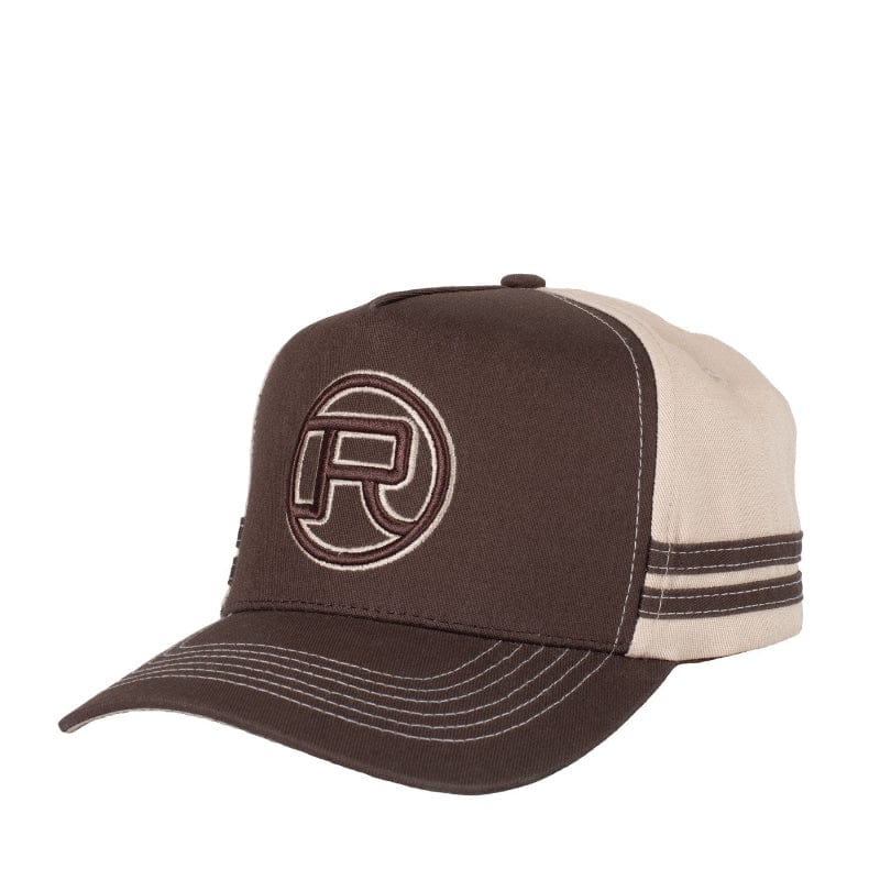 Roper Caps Chocolate/Stone Roper Cap Trucker Logo