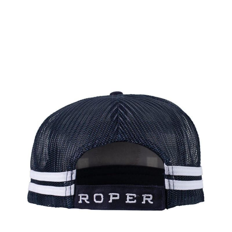 Roper Caps Navy/White Roper Cap Trucker Mini Plaid