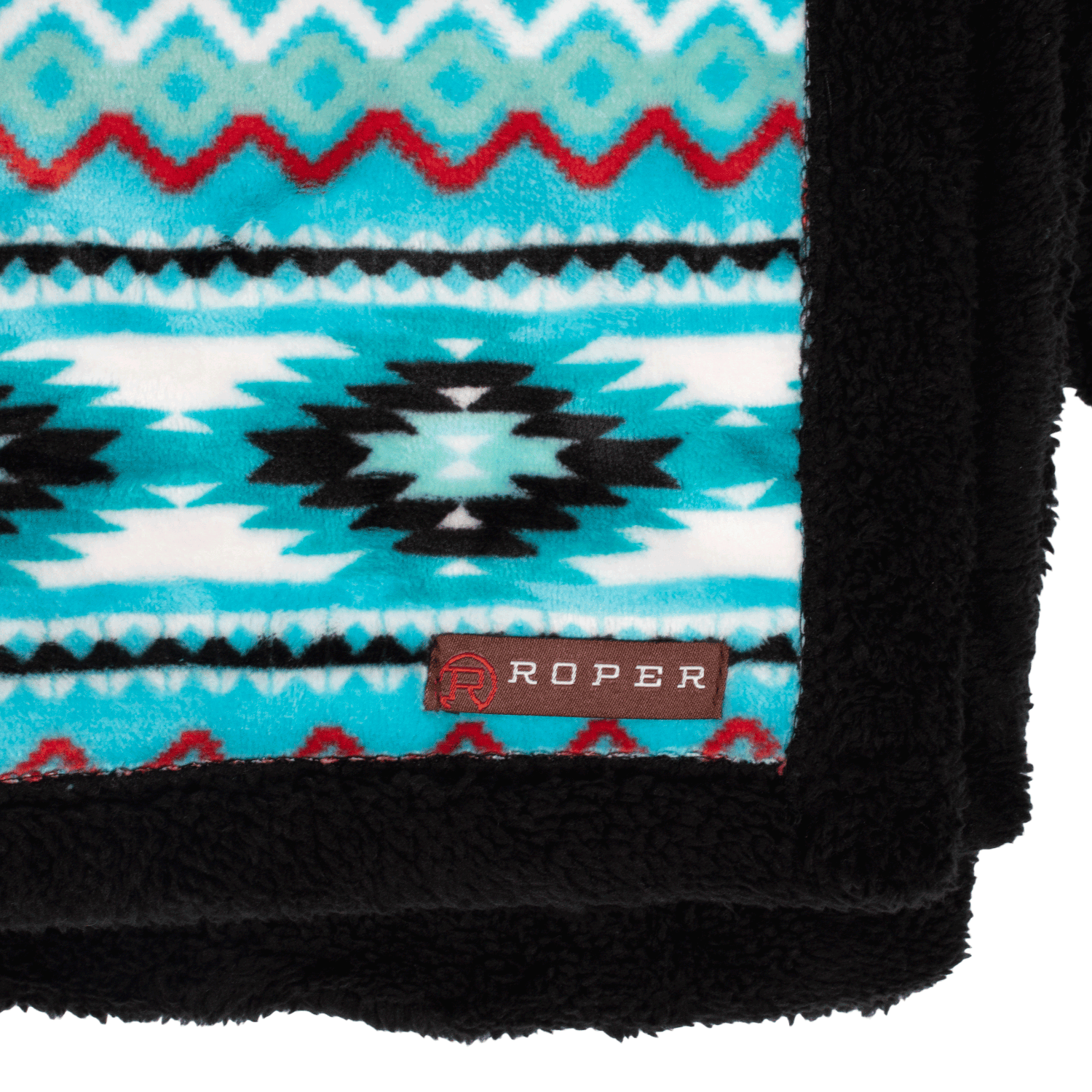 Roper Gifts - Homewares Turquoise Roper Throw Blanket Aztec