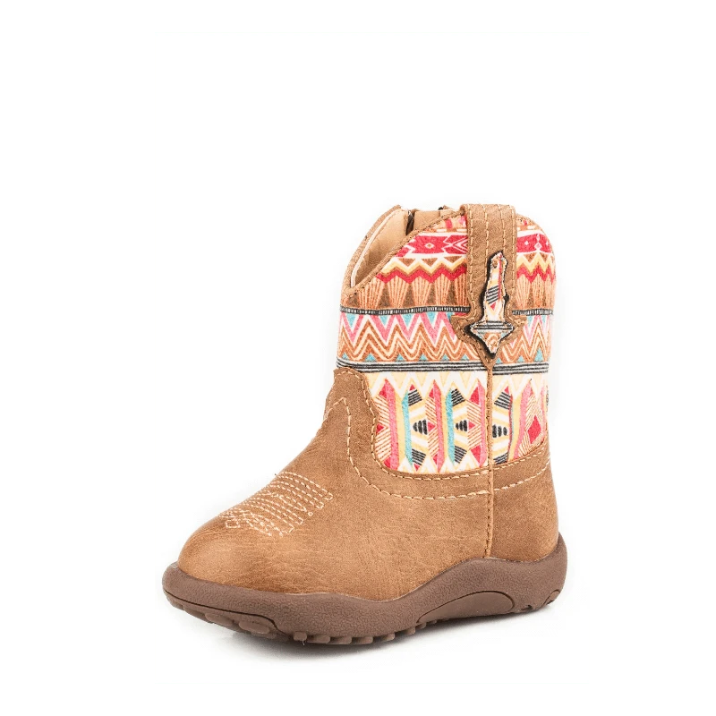 Roper Kids Boots & Shoes INF 1 / Tan/Aztec Roper Boots Infant Azteca