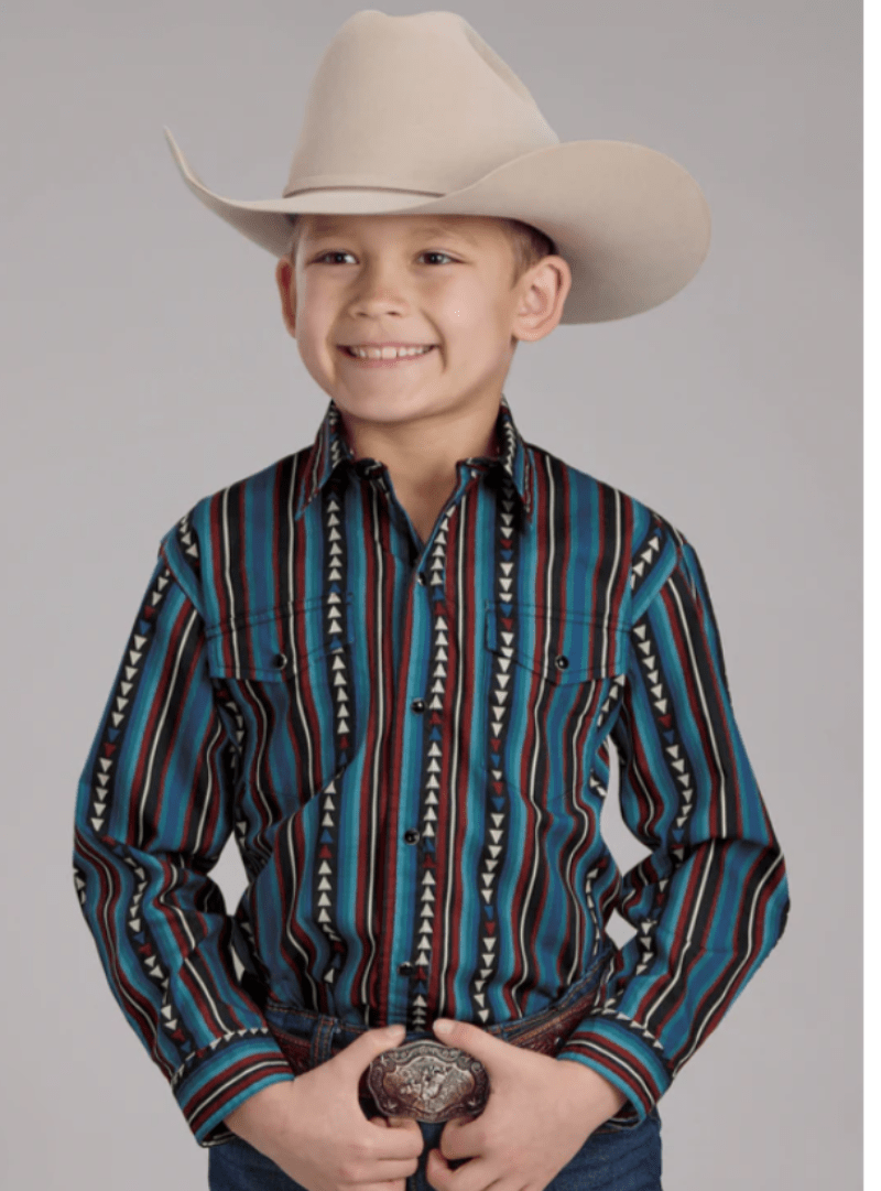 Roper Kids Shirts Roper Shirt Boys Vintage Collection Stripe