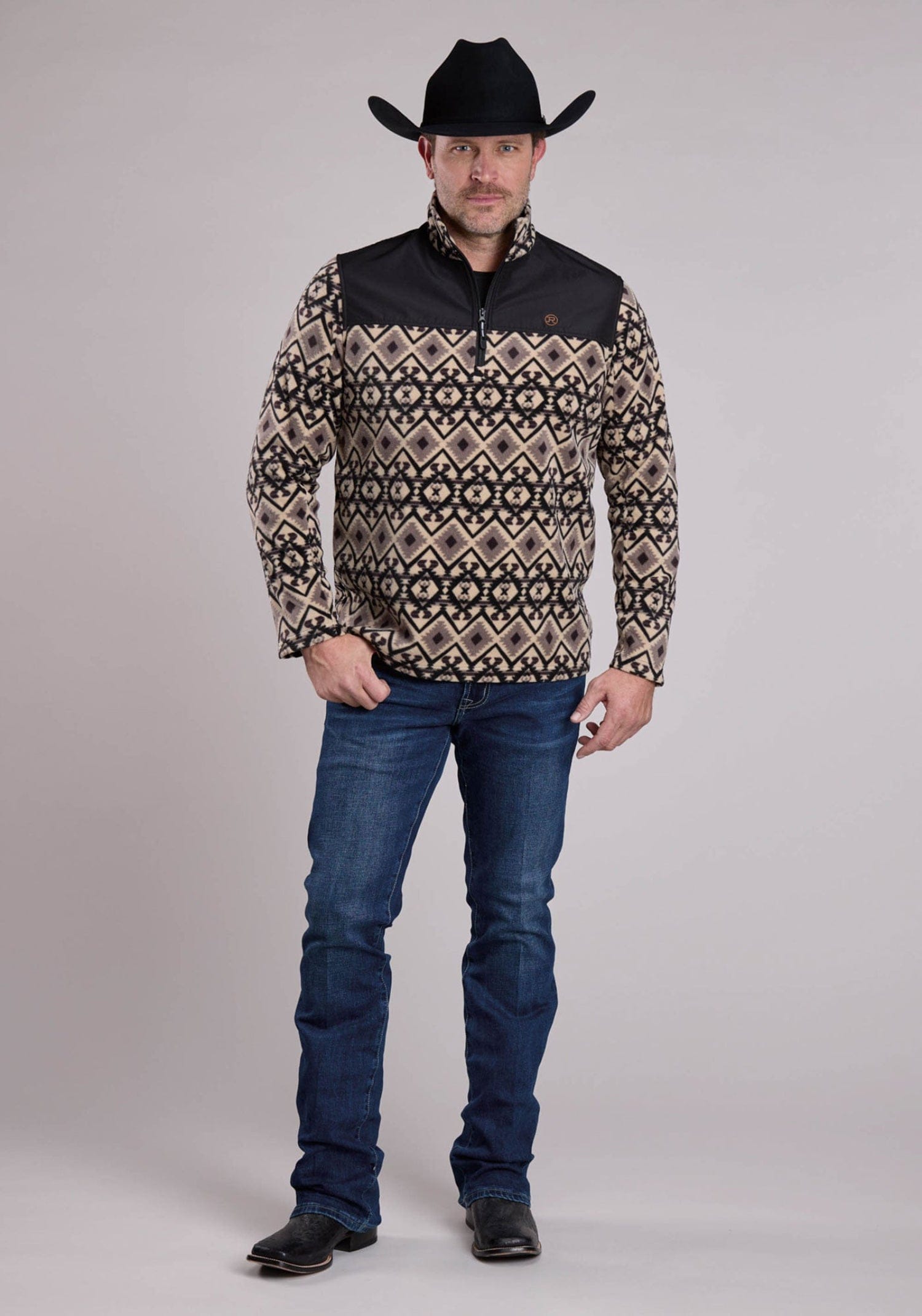 Roper Mens Jumpers- Jackets - Vests Roper Jumper Mens Pullover