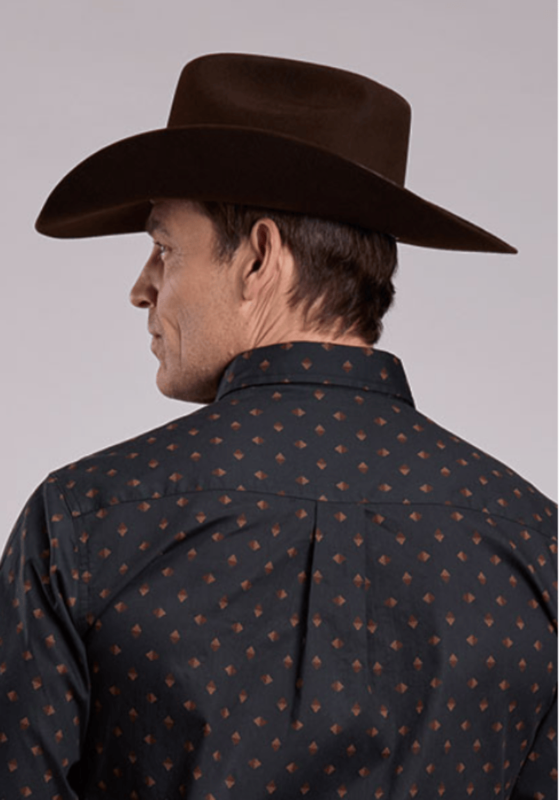 Roper Mens Shirts Roper Shirt Mens West Made Collection Print