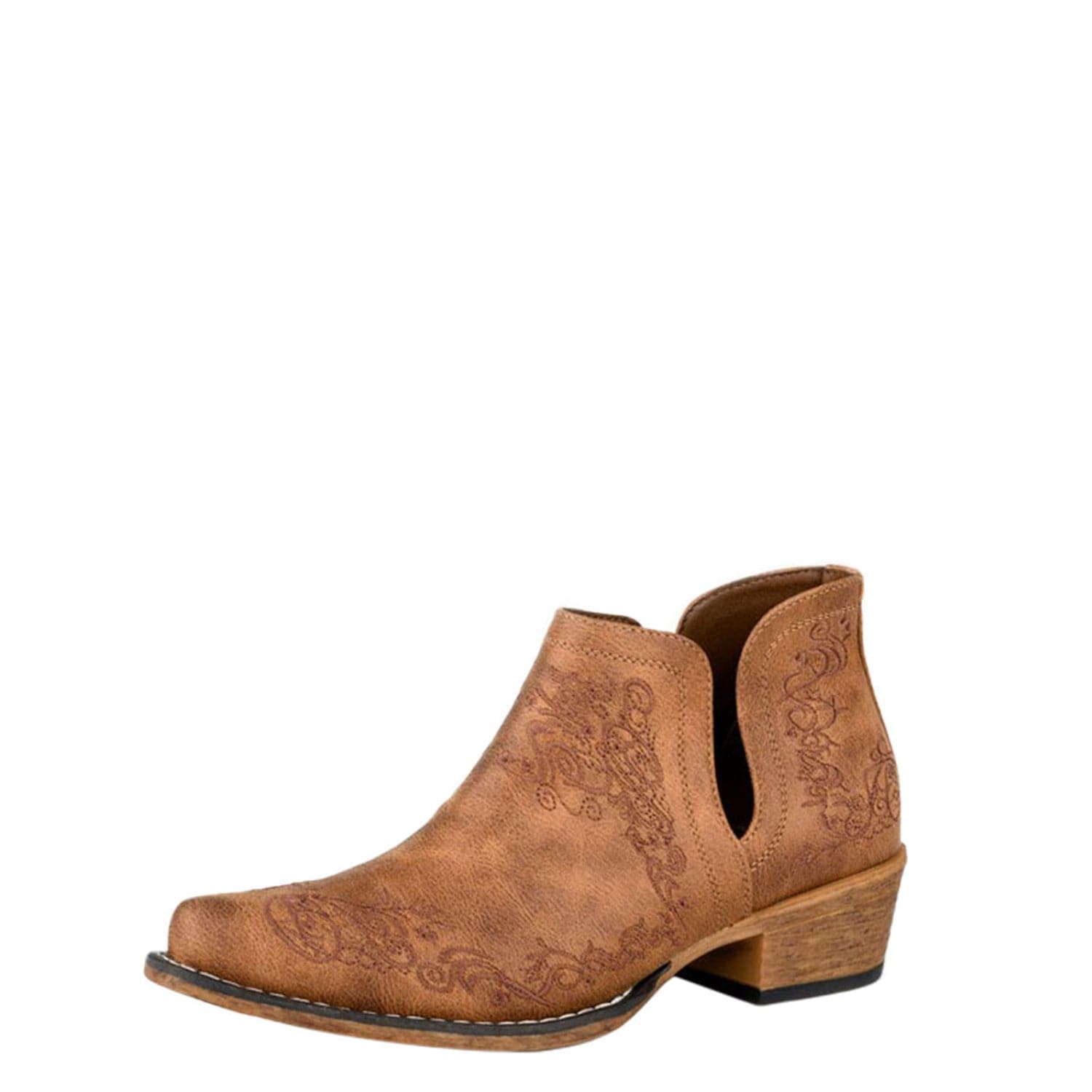 Roper Womens Boots - Shoes WMN 6 / Tan Roper Boots Womens Ava Scroll