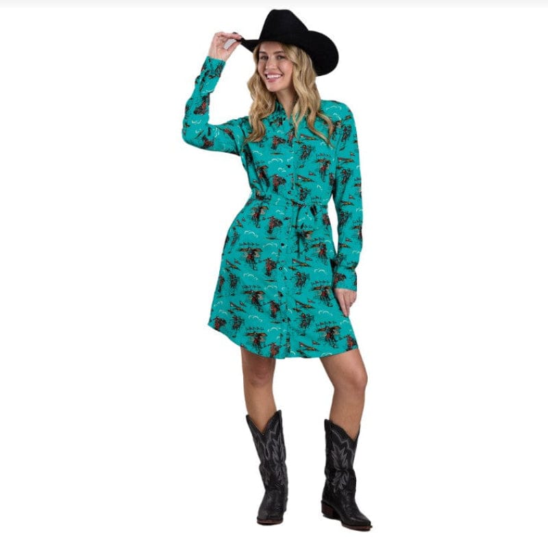 Roper Womens Shorts- Skirts - Dresses XS / Blue Roper Dress Womens Five Star Collection