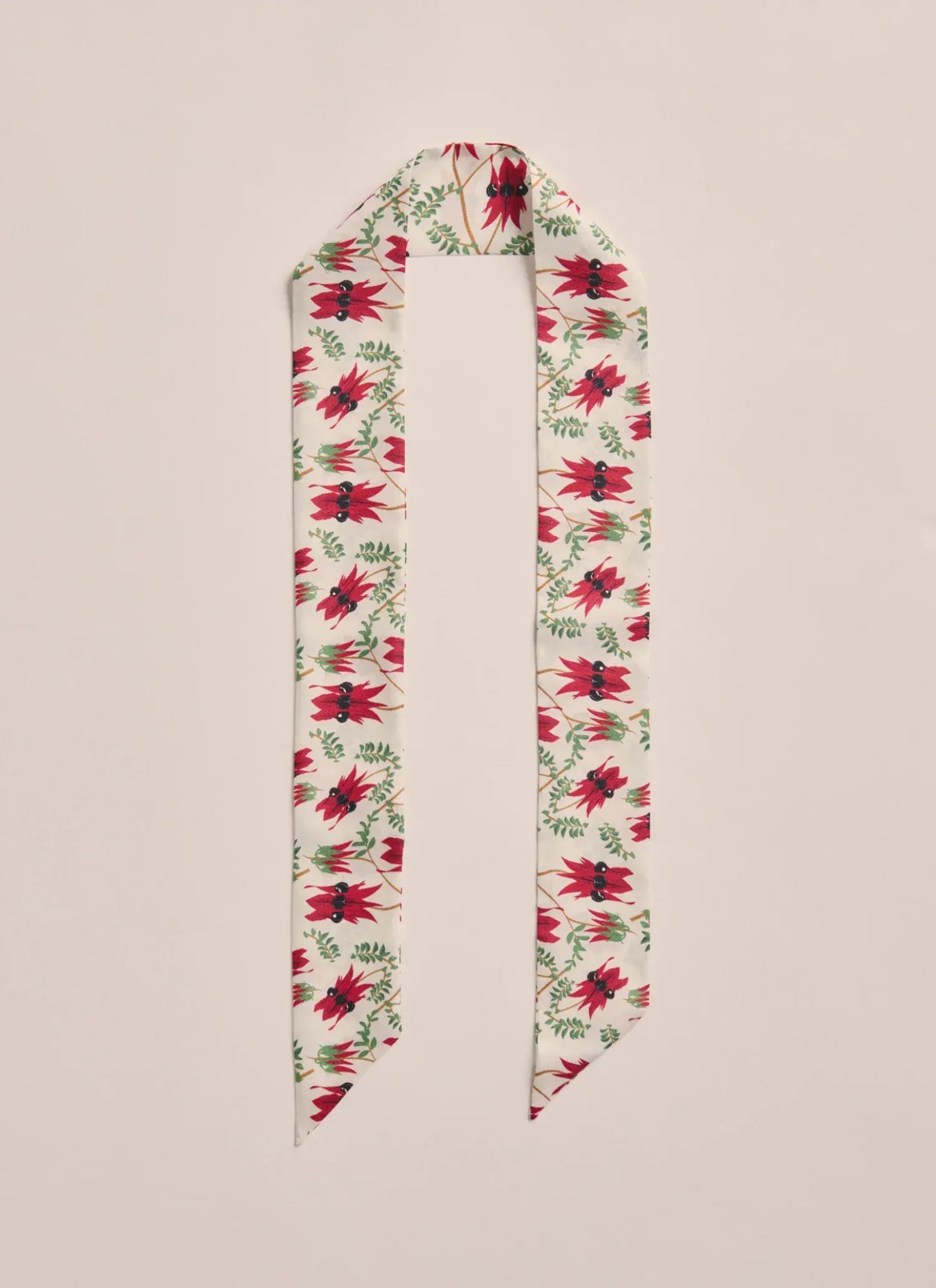 S Kidman Bandanas - Scarves White S Kidman Scarf Pinnaroo Silk Twilly