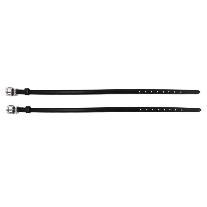 Saddlery Trading Company Spur Straps Black English Spur Straps with Bling (SPS3455)