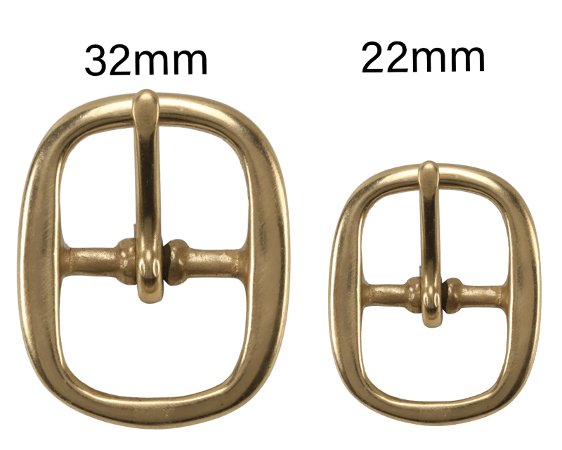 Saddlery Trading Hardware Brass Swage Buckle 32mmk