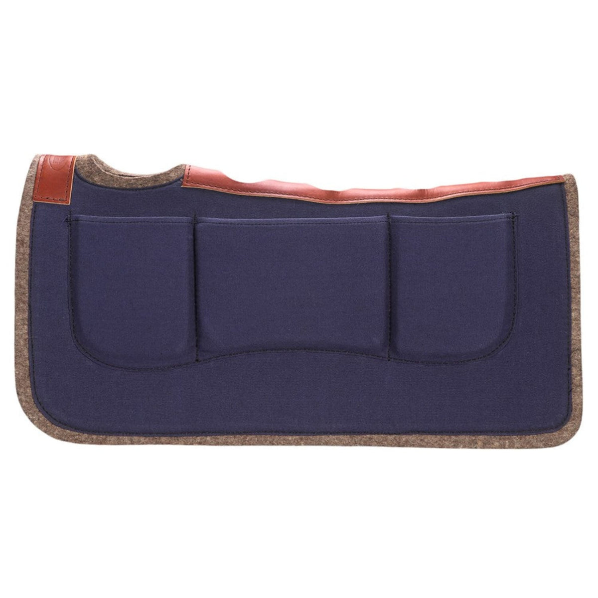 Saddlery Trading Saddle Pads Western 30x30in Saddle Pad with Shims
