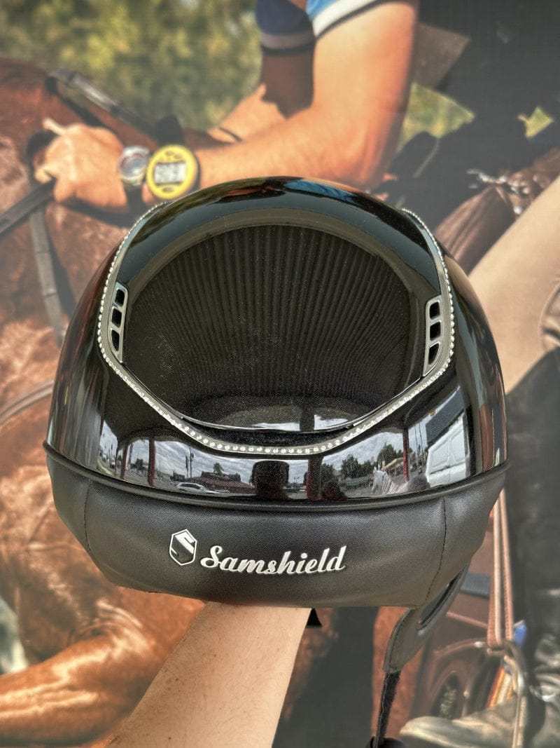 Samshield Helmets M / Black Samshield Helmet 2.0 Shadowgloss Shell with 300 Crystals