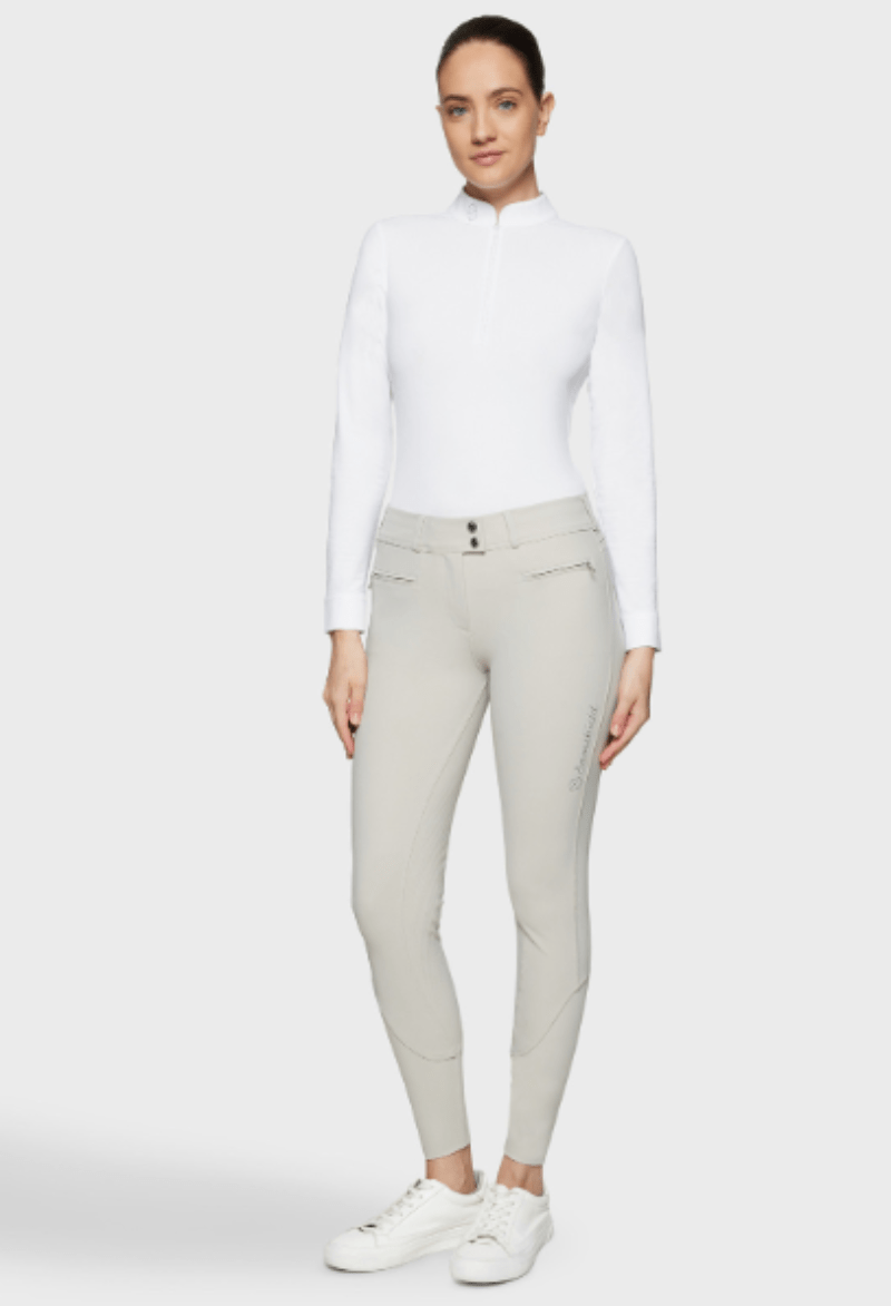 Samshield Womens Jodhpurs - Breeches Samshield Breeches Womens Chloe Metal Dots Full Grip