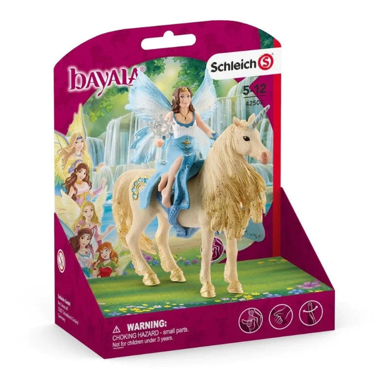Schleich Toys Schleich Toys Eyela Riding on Golden Unicorn (SC42508)