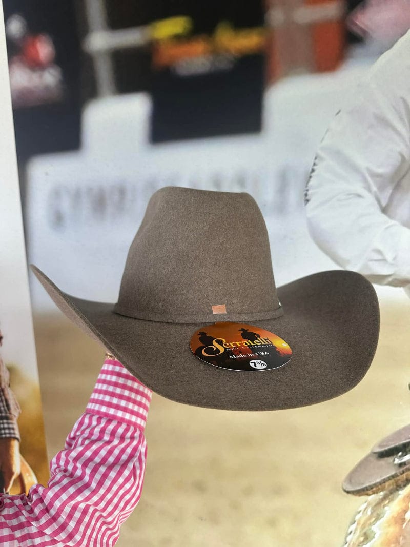 Serratelli Hats 56cm / Dirt Serratelli Hat 6X Cattleman Crown Dirt