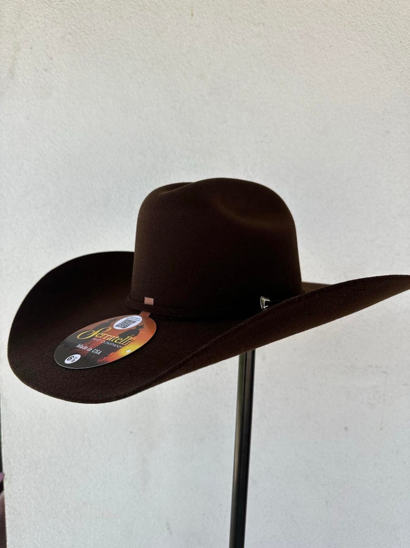 Serratelli Hats Chocolate / 55cm Serratelli Hats 4X Cattleman Chocolate