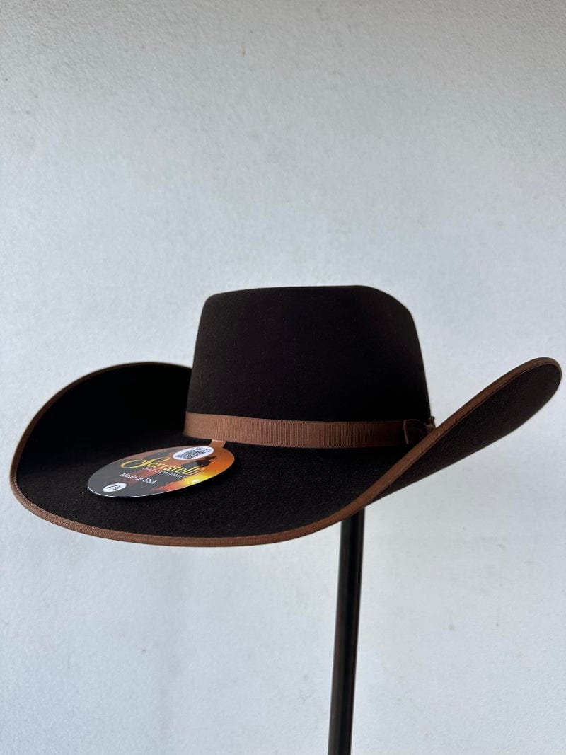 Serratelli Hats Mink / 54cm Serratelli Hats 4X Mink with Whiskey Trim