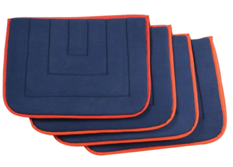 Showcraft Saddle Pads English Navy/Red Showcraft Saddle Pads