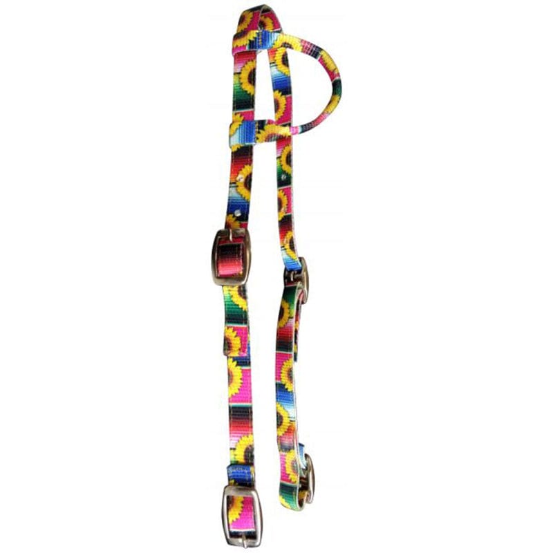 Showman Bridles Cob/Full / Serape/Sunflower Showman Headstall One Ear Nylon