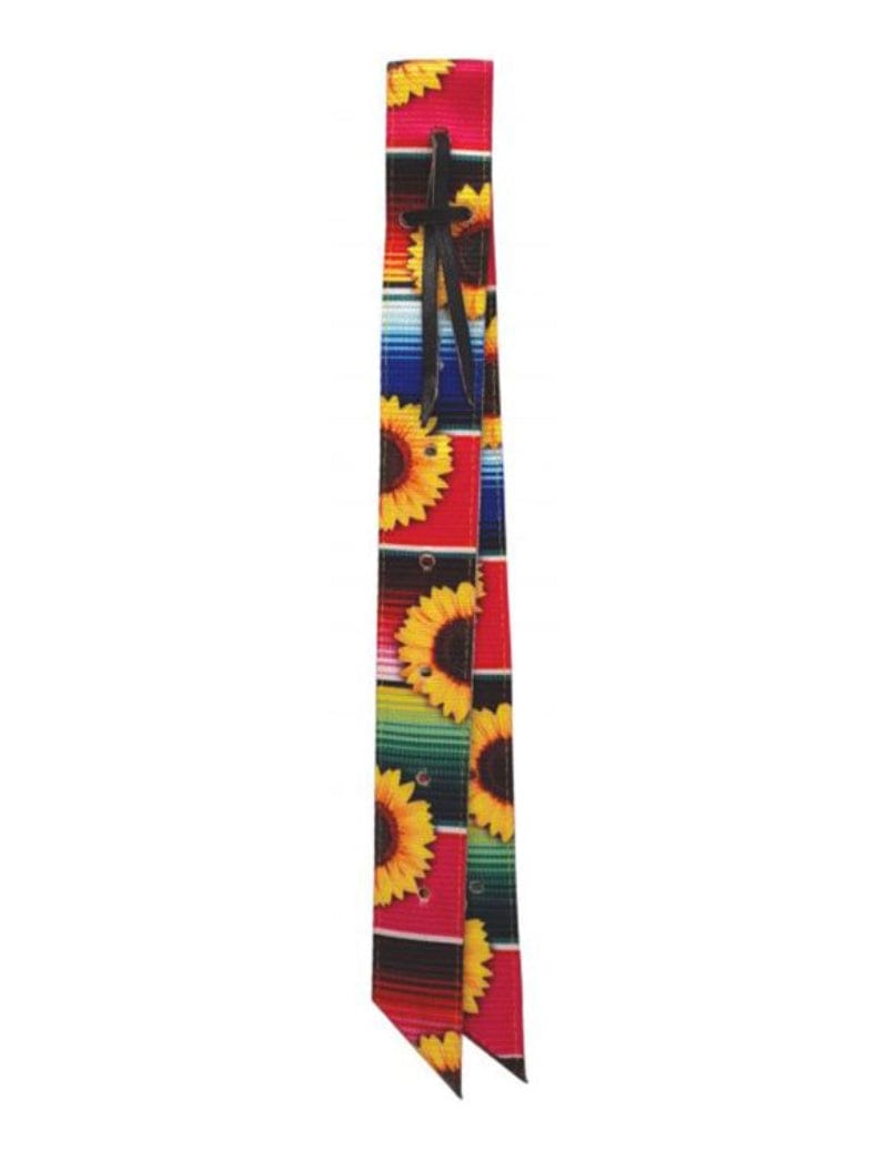 Showman Girth Accessories Serape/Sunflower Showman Billet Nylon Offside