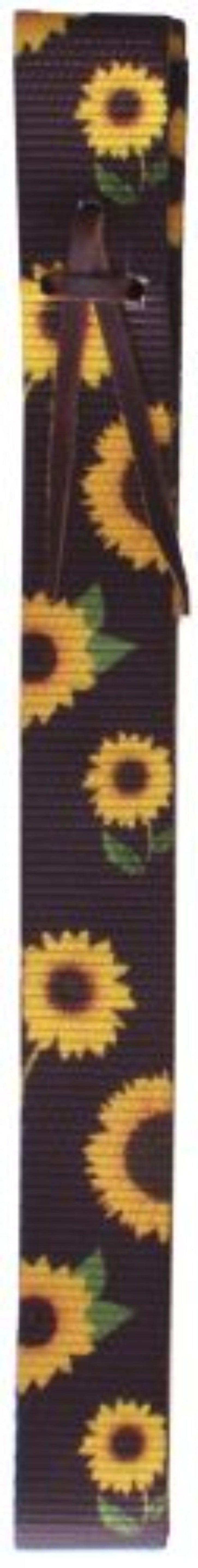 Showman Girth Accessories Sunflowers Showman Tie Strap Brown Nylon