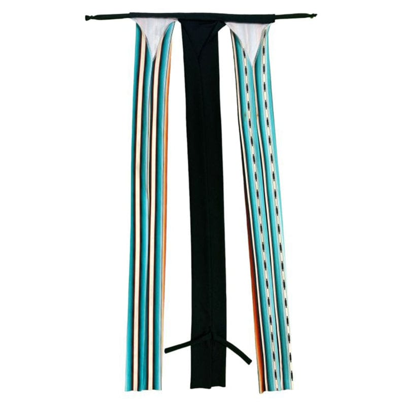 Showman Horse Rug Accessories Teal Serape Showman Tail Bag Lycra Braid in