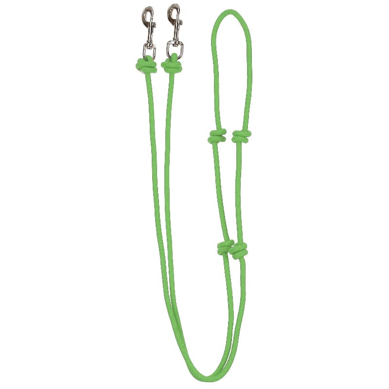 Showman Reins Lime Showman Reins Knotted Barrel